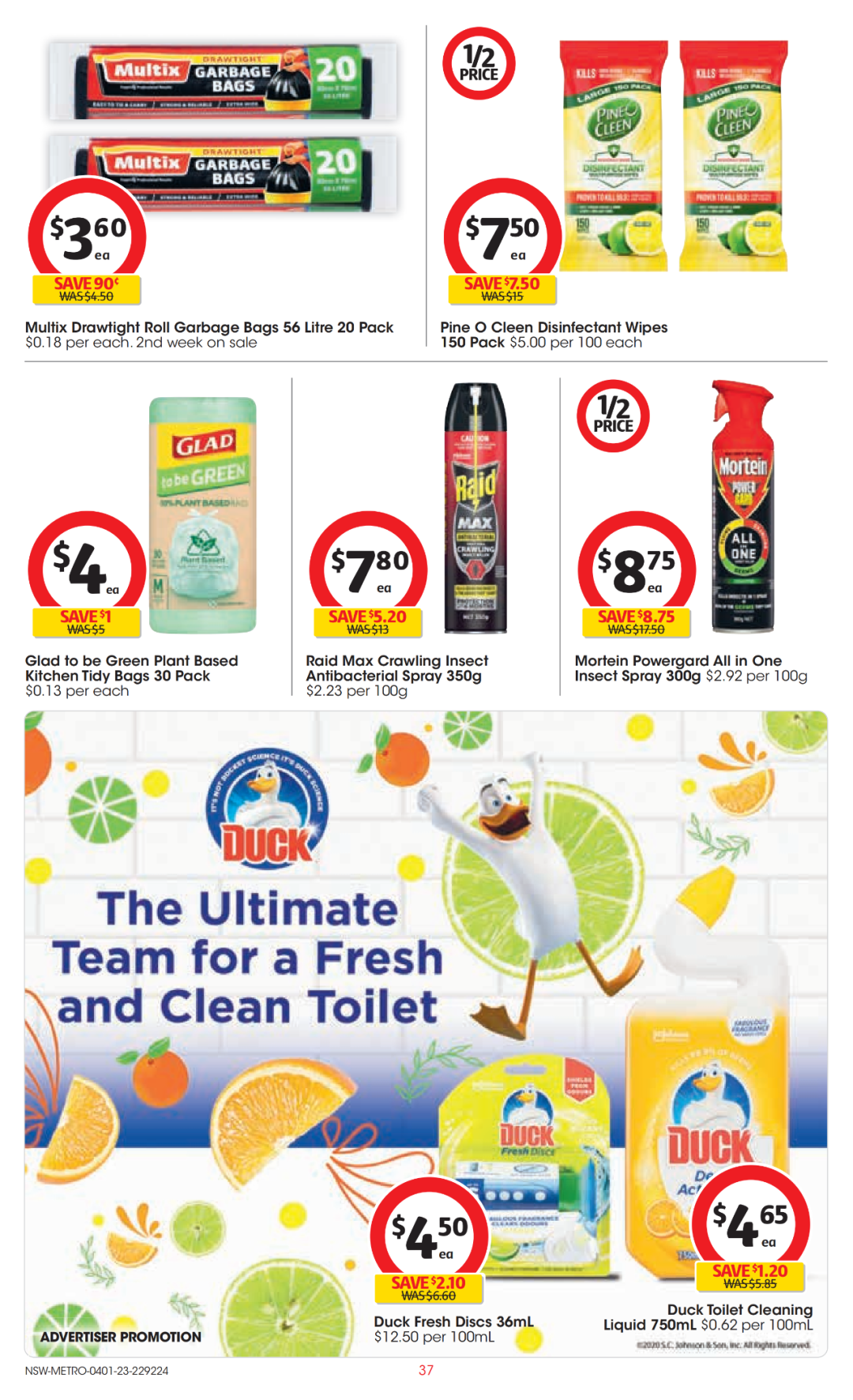 Coles 1月4日-1月10日折扣，洗碗精、蛋白粉半价（组图） - 37