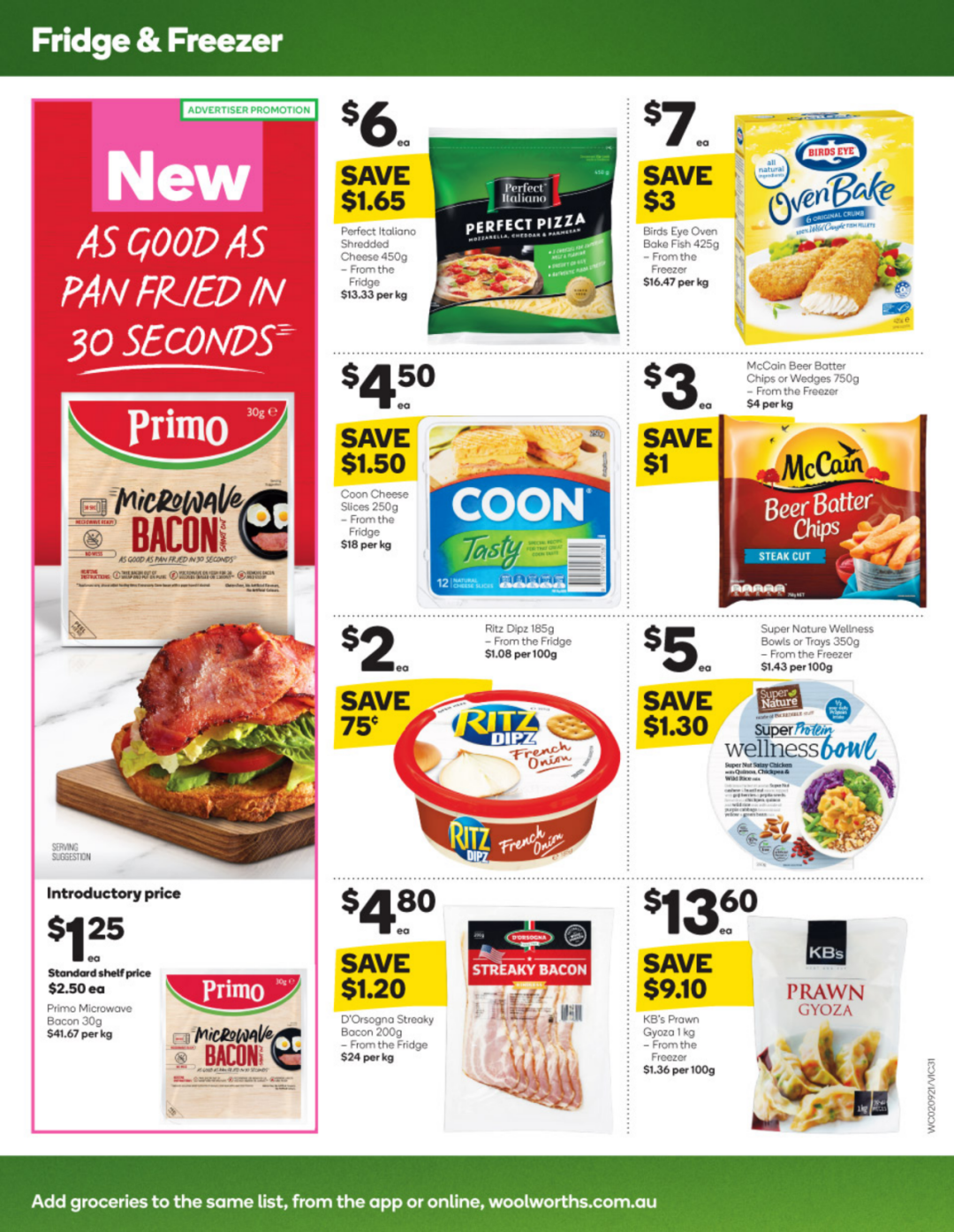 Coles 、Woolies折扣！就在9月2日-9月8日，猪肉煎饺、油、甜点半价（组图） - 72