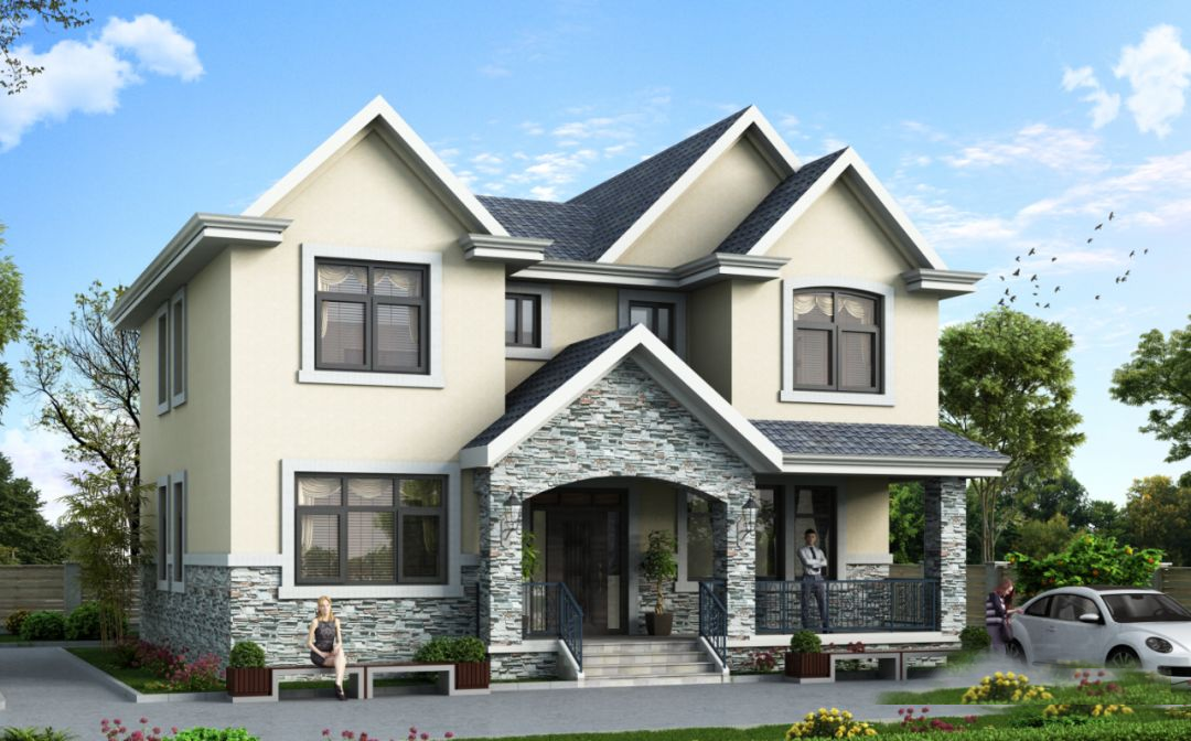 省钱买房太辛苦，回家建房更靠谱！5款二层轻钢别墅更懂你的生活