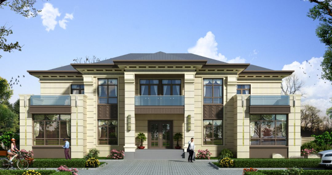 悠悠人生，当有一墅！5款二层轻钢别墅静在山水，彰显豪门风范