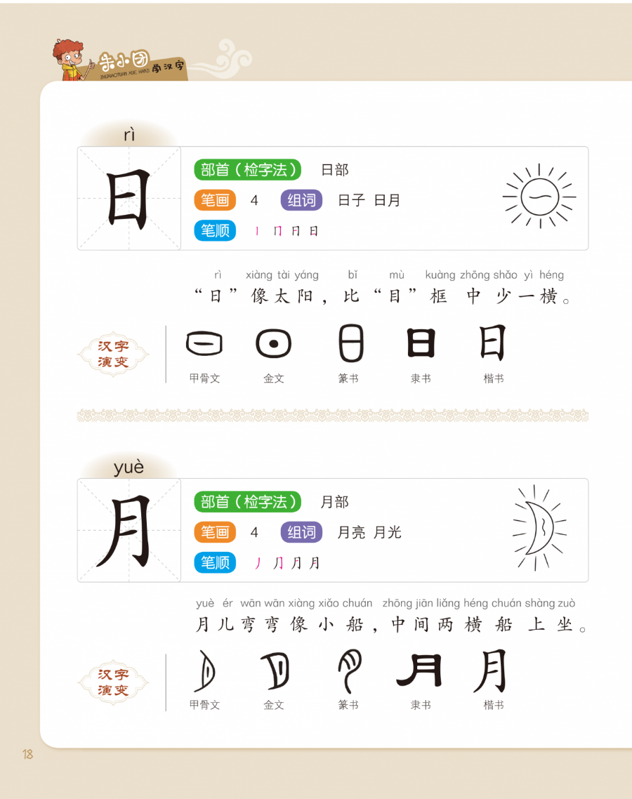 4岁以上孩子的“汉字启蒙”，只要教这些字就足够了!