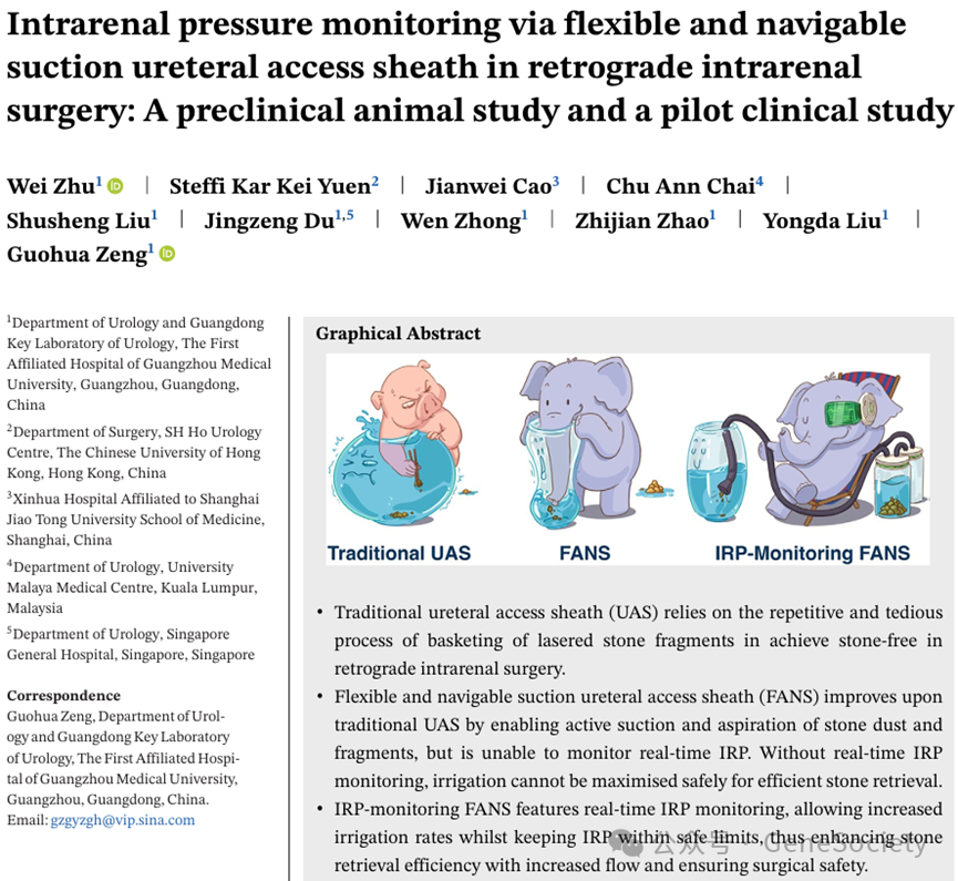 输尿管鞘是什么CTD期刊 ｜ 新突破！实时监测肾内压，新型输尿管鞘让肾结石手术更高效、更安全_https://www.jmylbn.com_新闻资讯_第2张