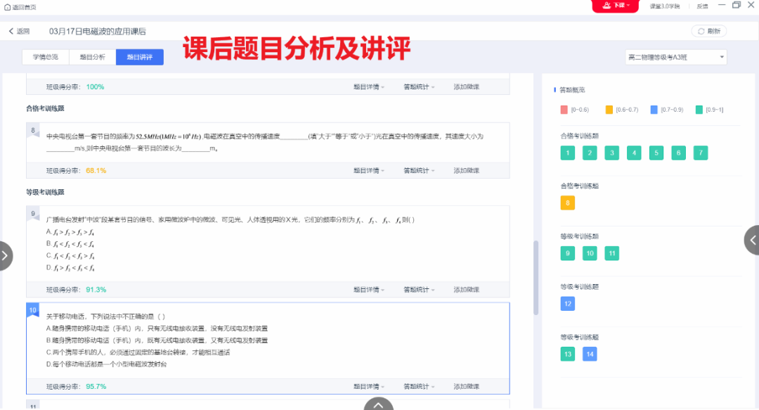 上海市洋泾中学“1+3+1智慧教学”助力高中物理线上教学                