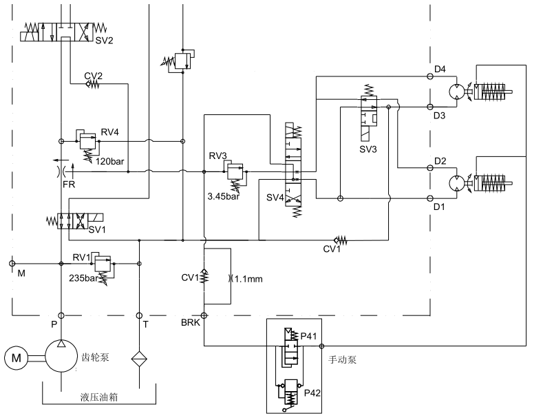 高空作业车车行走驱动介绍的图1