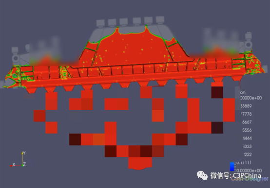 C家精讲 | 大型压铸件计算时间测试，一体化车身，电池包下壳体前支架，大型5G通讯件壳体的图3