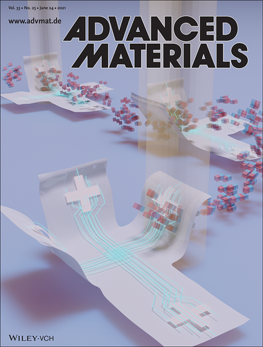 《Advanced Materials》封面：超薄磁性折紙致動(dòng)器的圖2