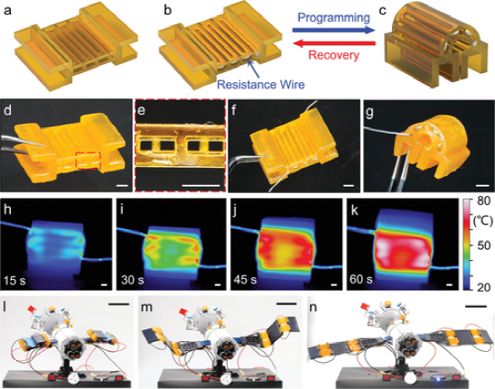南方科技大学葛锜《AM》强机械，UV固化的形状记忆高分子聚合物，用于4D打印数字光处理的图7