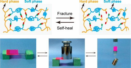 《CM》华南理工大学何明辉： 协同氢键相互作用的刚性、自修复、透明高分子聚合物的图1