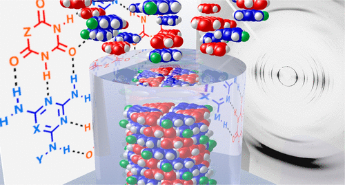 《JACS》成對和堆積雜環的水溶性超分子聚合物水凝膠：組裝、結構、性質和前 RNA 的可能途徑的圖2