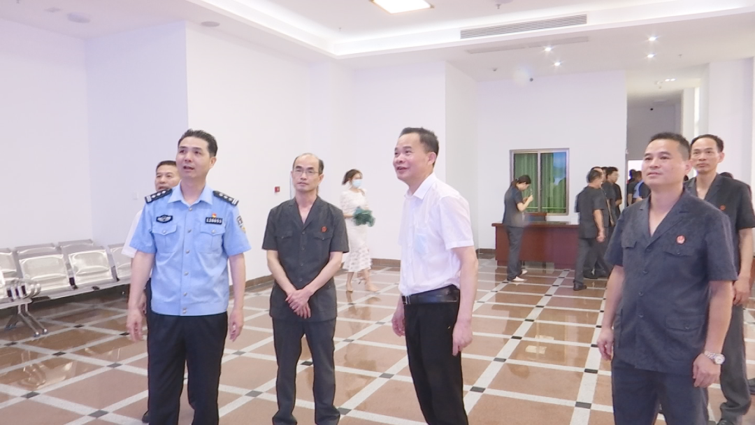 林文建到县人民法院调研视察夯实基础建设提升司法质效