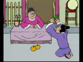 一叶渔船两小童收篙停棹坐船中的意思_一叶遮目的故事_一叶障目的意思是