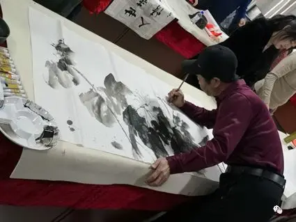 镜湖街道迎春送福书画笔会—— 镜湖街道迎春送福书画笔会——