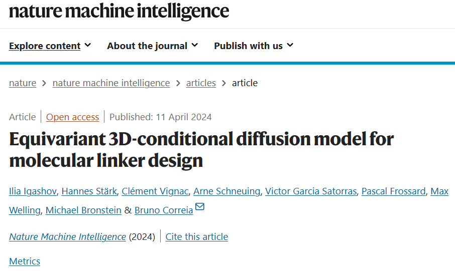 藥物分子設計新策略，微軟條件擴散模型DiffLinker登Nature子刊