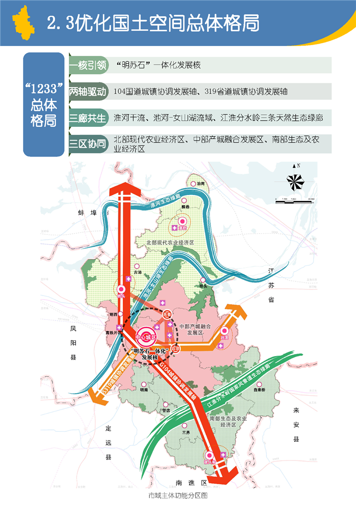 明光市國土空間總體規(guī)劃(2021-2035）草案公示