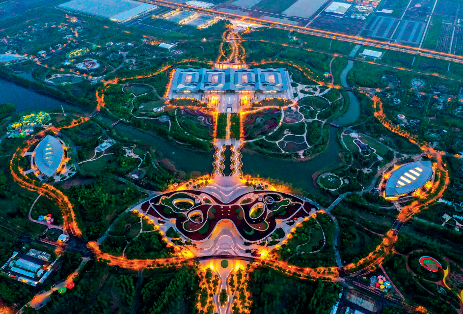 去年今日第十届中国花博会在崇明开幕