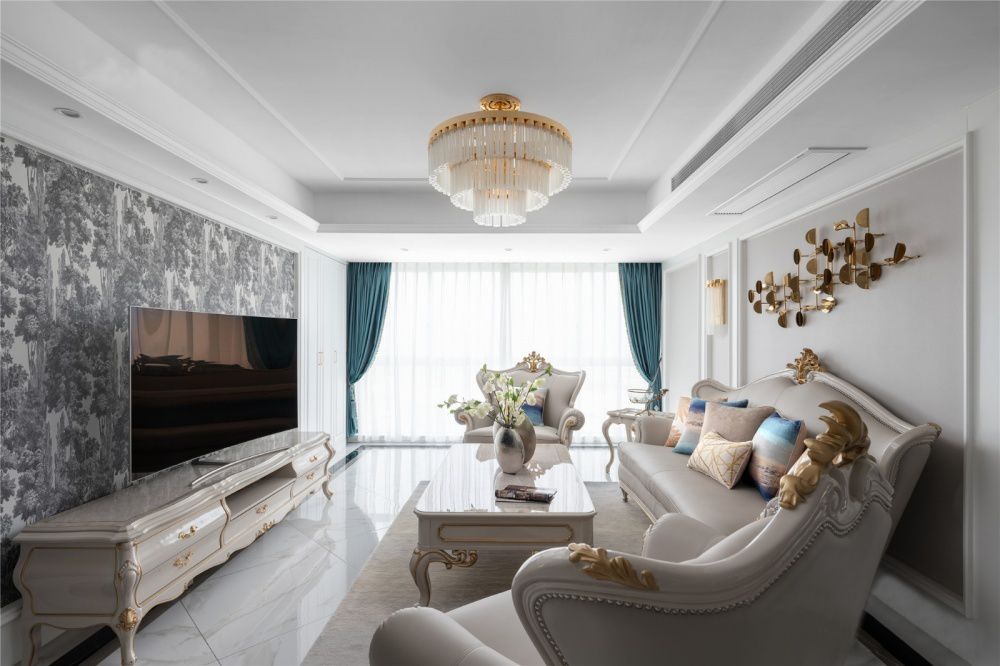 106㎡现代欧式，总以为欧式笨重，直到看见这一套