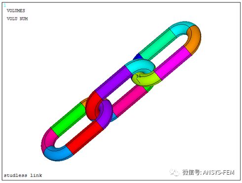 Ansys锚链非线性接触分析工程实例 绝对原创 Ansys有限元仿真 微信公众号文章阅读 Wemp