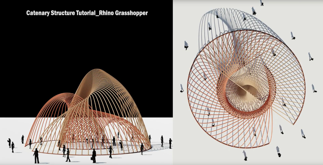 Grasshopper Catenary Structure Tutorial