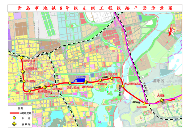 即墨地铁线路图图片