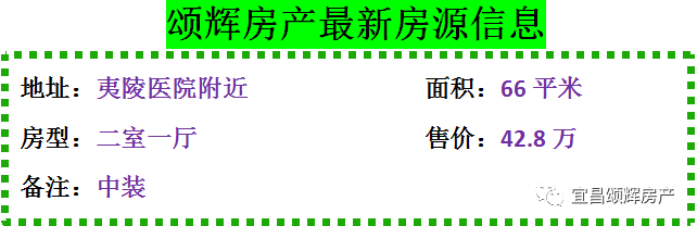 【颂辉房产】元月16日最新房源