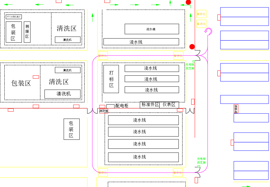 叉车绕桩路线图图片