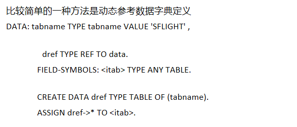 SAP 小技巧动态内表的定义及使用 - 封面图