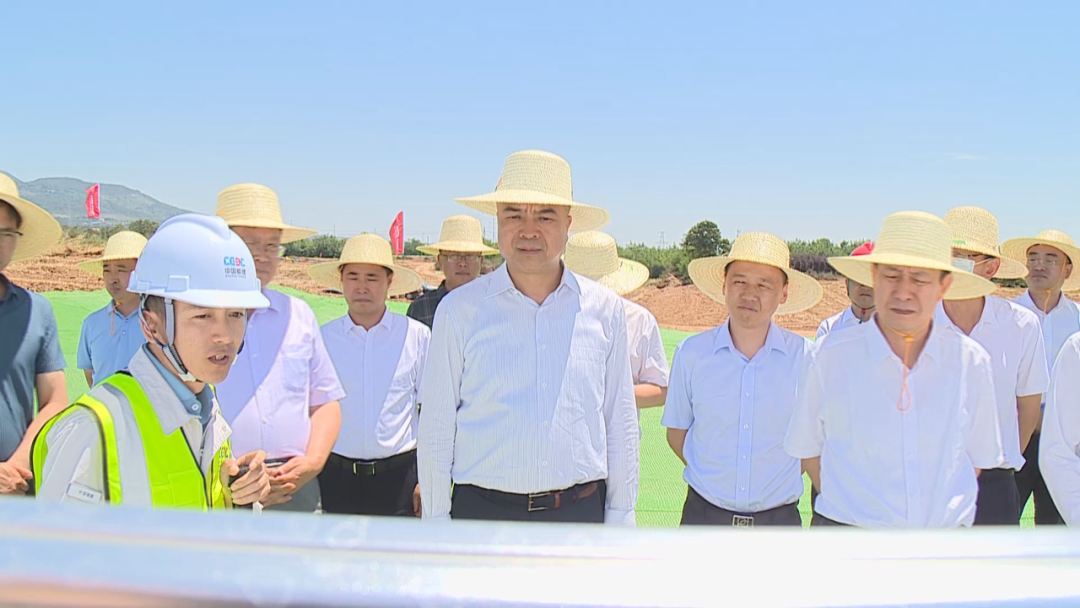 陕西扶风:市委书记杨广亭,中国铁建投资集团董事长高治双来扶风县考察