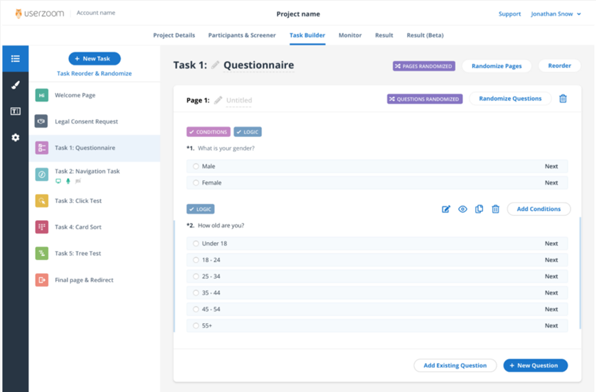 给大家一些有用的用户体验研究工具