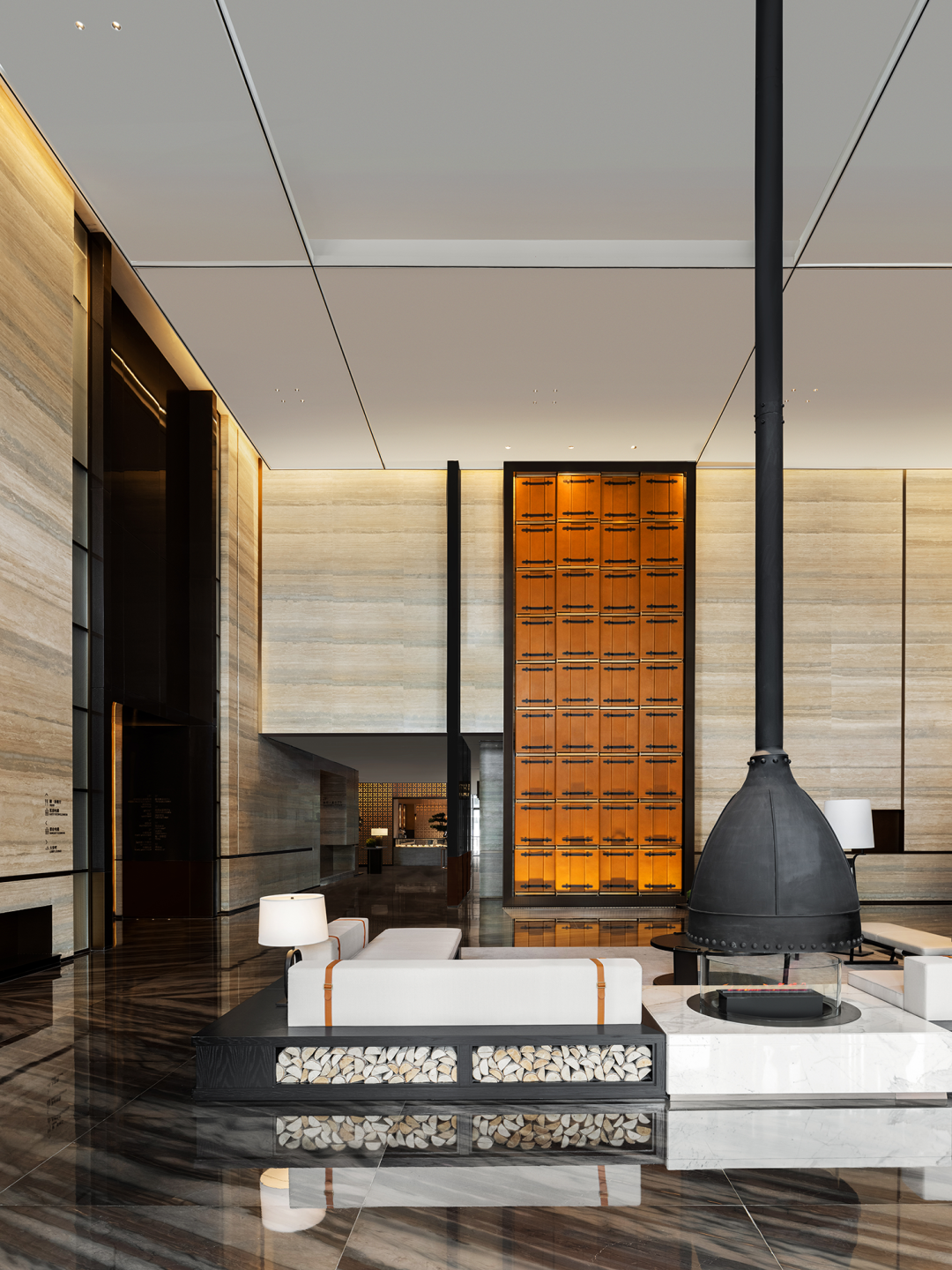 Silver Travertine Lobby Wall Tiles.jpg