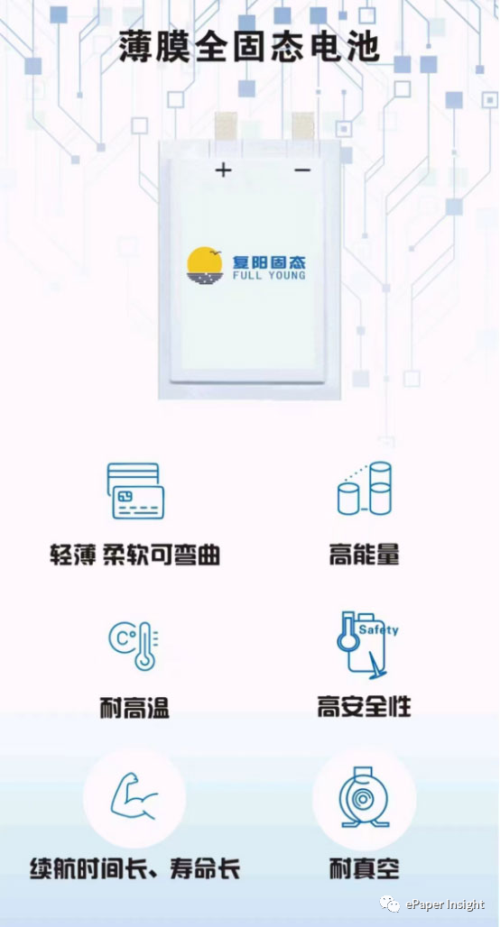 復陽固態儲能科技顏輝：薄膜全固態電池技術：輕薄可彎曲的高可靠電子紙電池解決方案的圖12