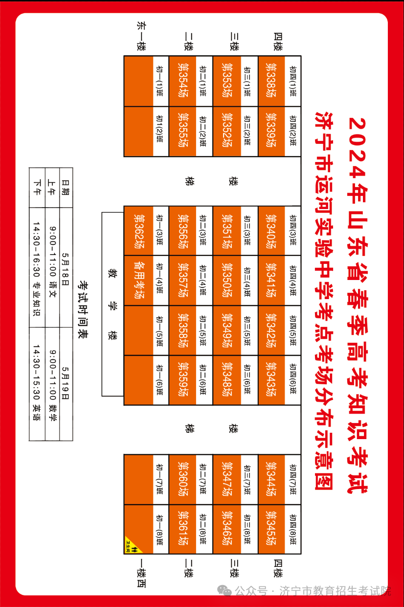 5月18日-19日!速看济宁春季高考考点考场分布→ - 济宁 - 济宁新闻网