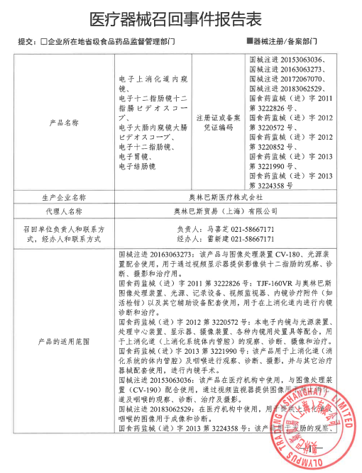 奥林巴斯医疗怎么样国家药监局点名，史赛克、奥林巴斯……_https://www.jmylbn.com_新闻资讯_第7张