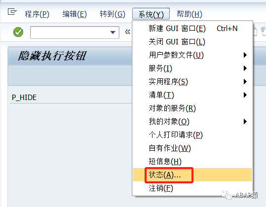 ABAP 选择屏幕隐藏执行按钮 - 封面图