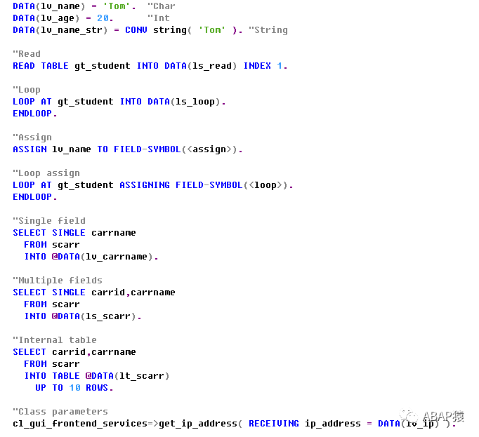 ABAP 新语法 DATAFIELDSYMBOL - 封面图