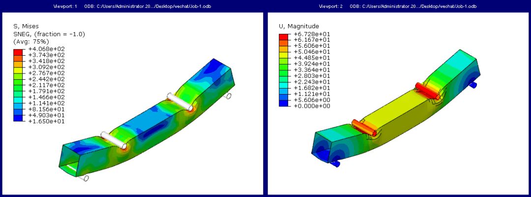 四点弯曲试验的Abaqus仿真复现 附abaqus各版本安装包下载的图5