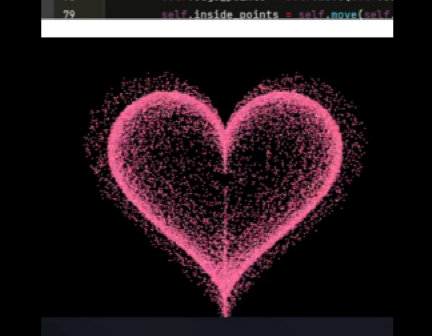 用python画一个爱心_python3画爱心_用python3.8画爱心