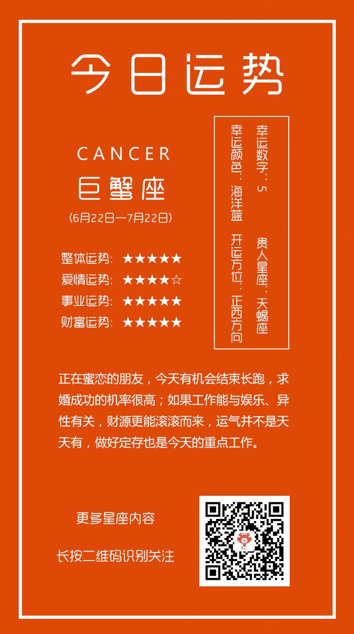 6 月26 日星座 生日密碼 6月26日