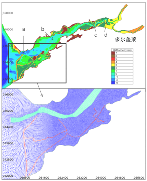 【CAE案例】复杂入海口水动力仿真的图2