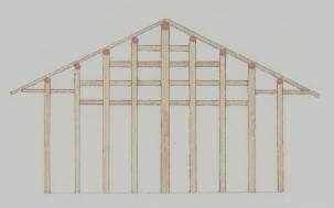 中式营造丨古建筑梁架结构及常见木构件详解