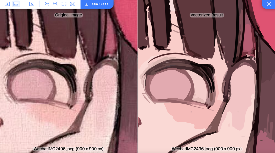 vectorizer，模糊图像秒清晰，支持多种格式，太强了！