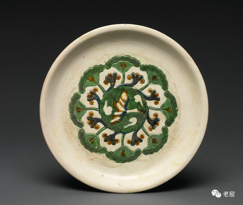 唐三彩 中国絵皿 飾り皿