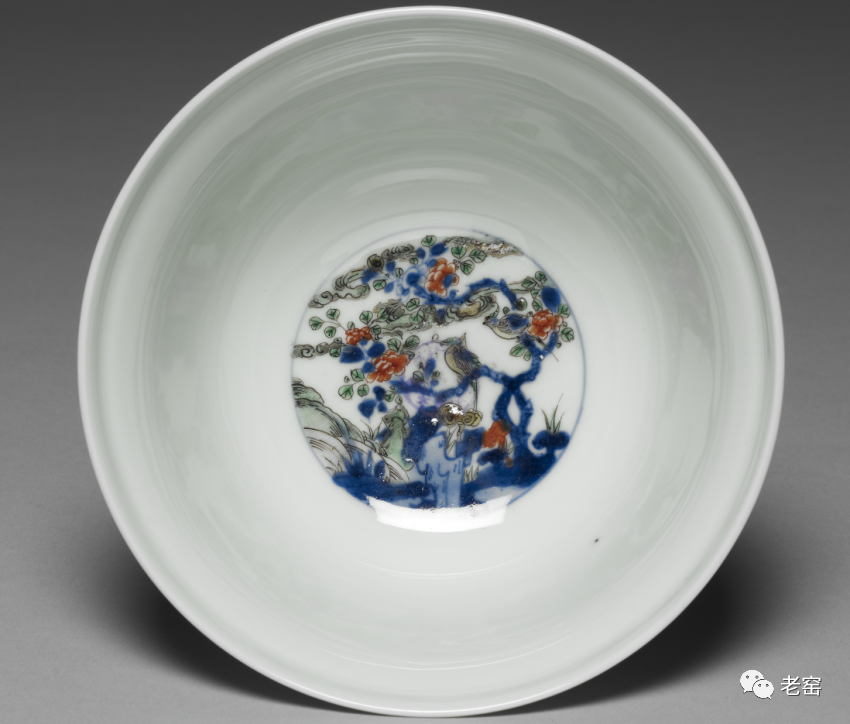 大清康熈年製高足杯 大清康熈年製高足杯 A rare miniature blue and white stem cup,
