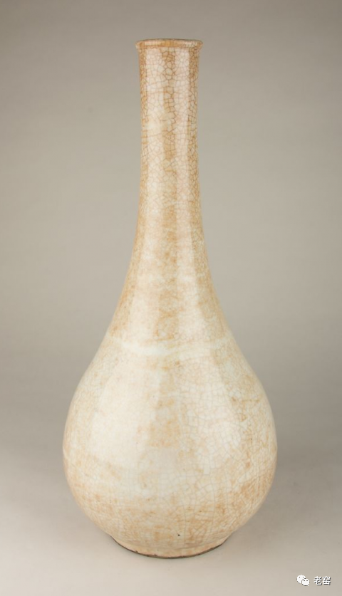 哥釉花生 (中国 唐物 1272万- 古瓷 時代物 清代哥釉胆瓶) 哥釉花生 (中国 唐物 1272万- 古瓷 時代物 清代哥釉胆瓶)