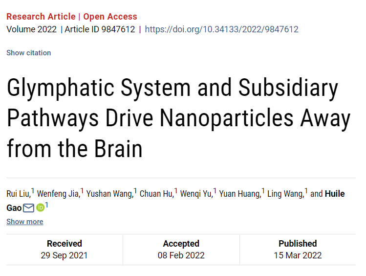 引流器排泄怎么用Research｜四川大学高会乐教授团队脑靶向纳米递药系统的脑排泄机制新进展_https://www.jmylbn.com_新闻资讯_第2张