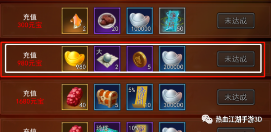 热血江湖手游月卡看需求来就行，七日连冲也可以整(因为开了侠名这些，第一天的七日连冲解锁了，实际还需6天的连冲)