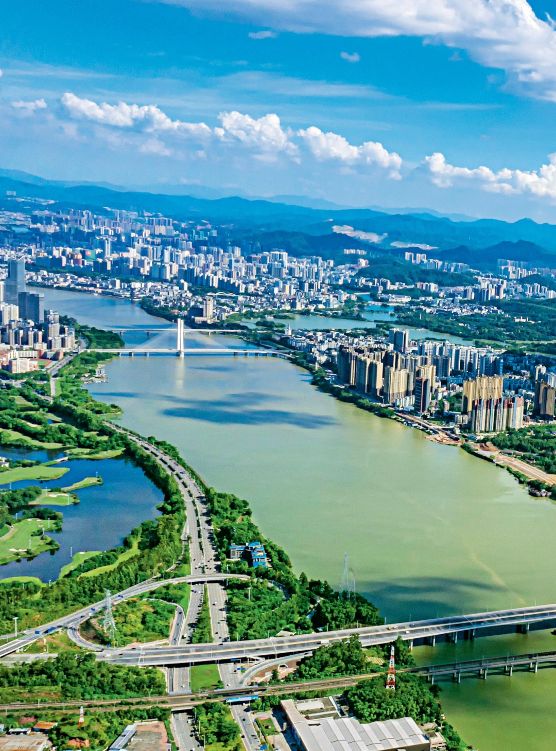 流经惠州市区的东江。