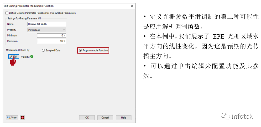 VirtualLab：光波導上的光柵分析和平滑調制光柵參數的圖19