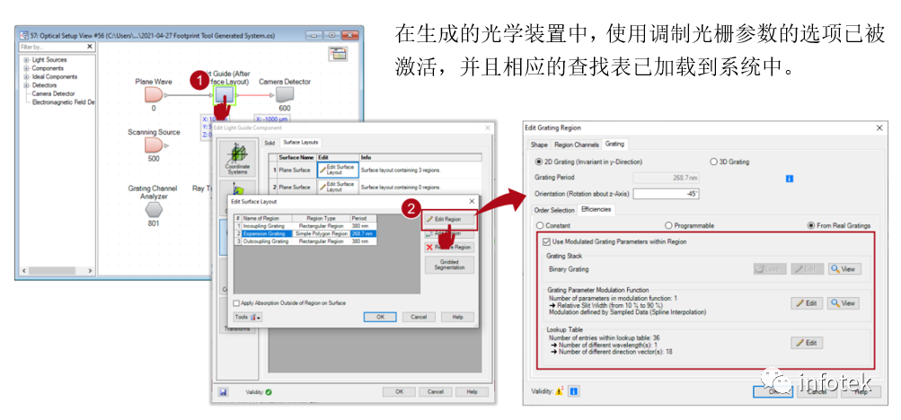 VirtualLab：光波導上的光柵分析和平滑調制光柵參數的圖14