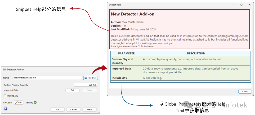 在VirtualLab Fusion中的可编程探测器附加组件的图9