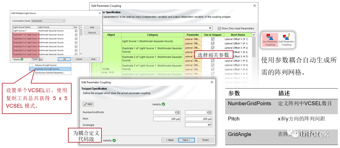 VirtualLab：垂直腔面发射激光器 (VCSEL) 二极管阵列的建模的图4